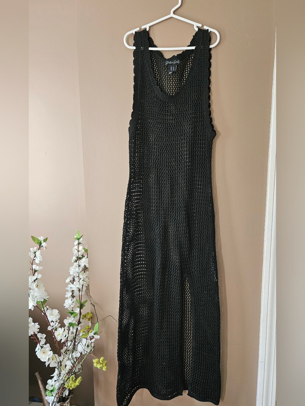 Streetwear Society Mesh Cover Up Dress